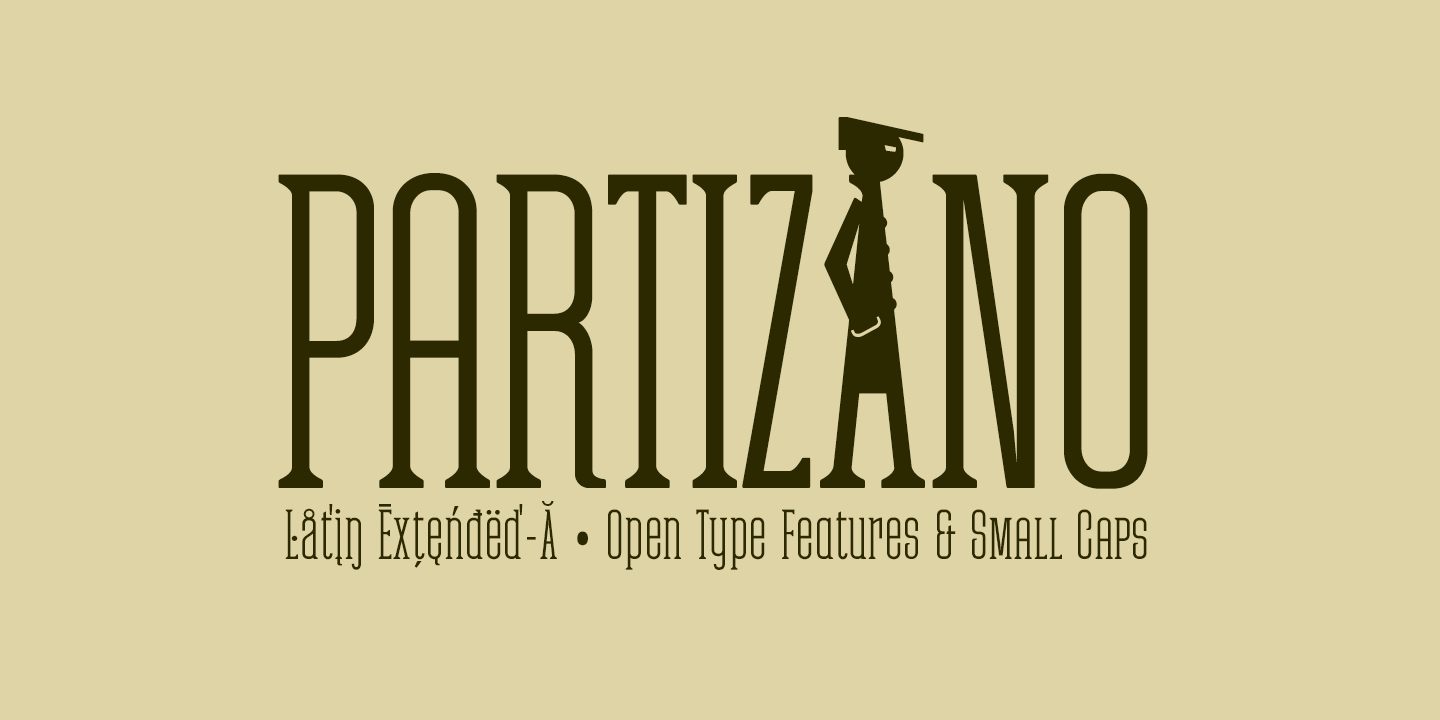 Ejemplo de fuente Partizano Serif #1